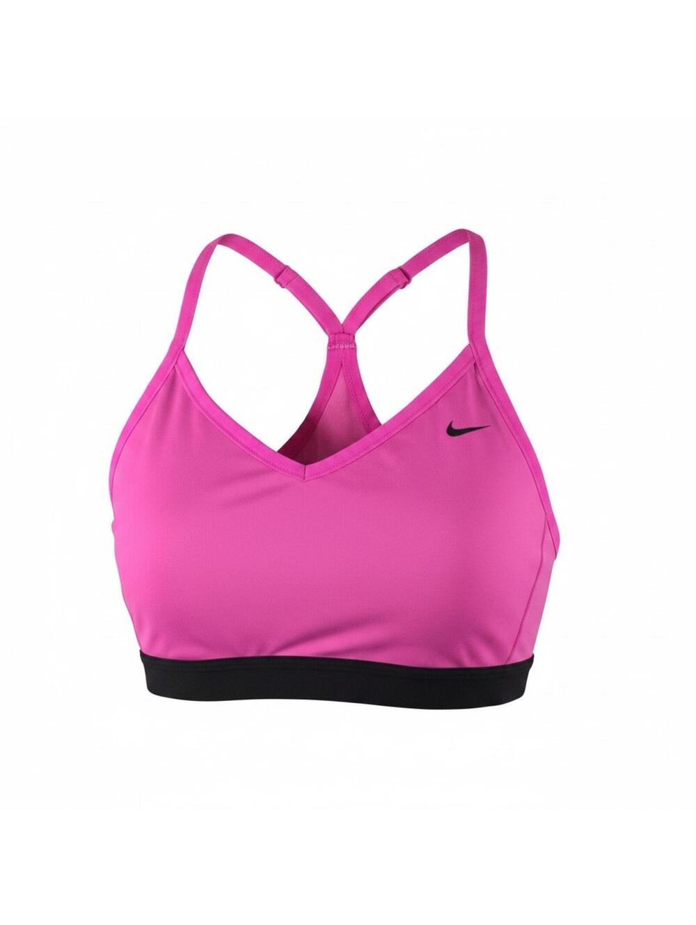 Nike DriFIT Indy Light-Support Sports Bra Fuchsia Pink/Black